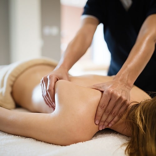 Naked massage female