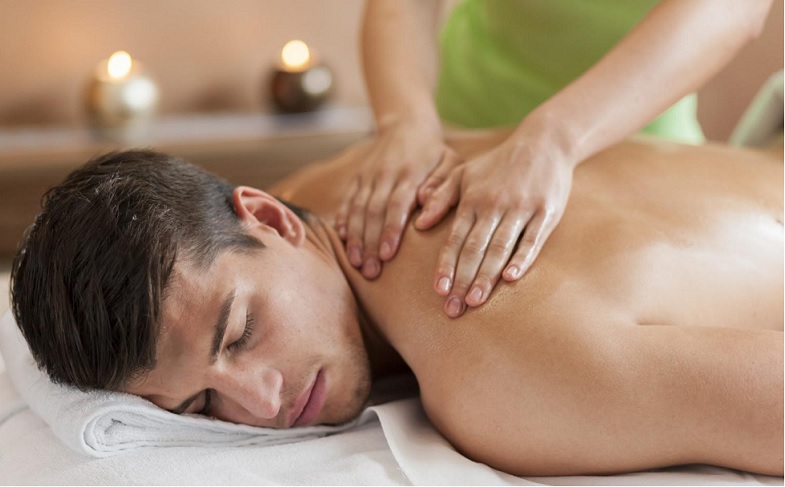 Female to male body to body massage in Richmond Road Bangalore